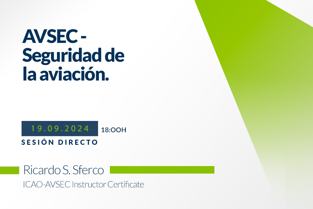 esp1blog - Webinar AVSEC - Seguridad de la aviación