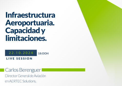 Nuevo Webinar Infraestructura Aeroportuaria. Capacidad y limitaciones