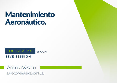 Nuevo webinar sobre Mantenimiento Aeronáutico