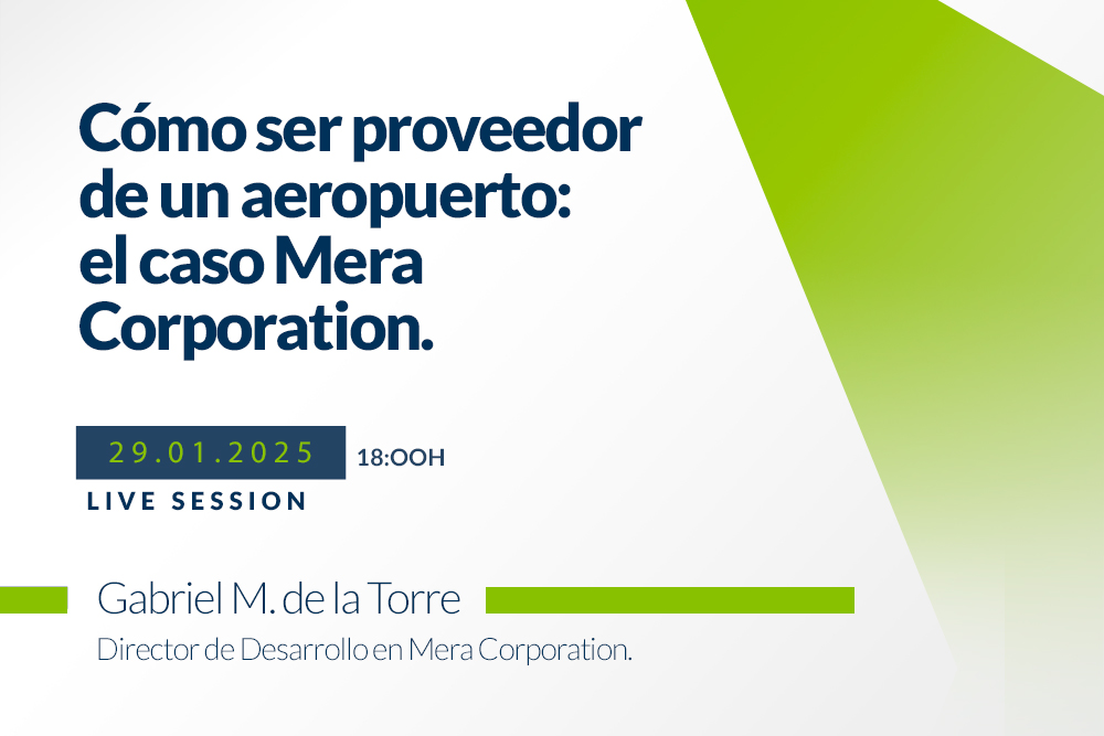 torreblog - Nuevo Webinar Cómo ser proveedor de un aeropuerto: el caso Mera Corporation