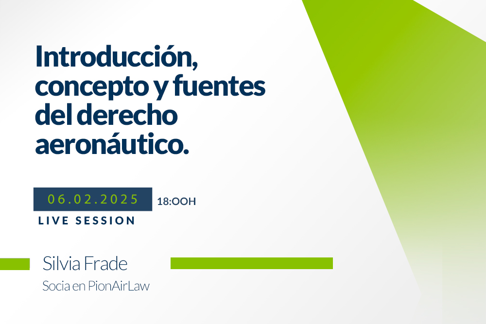 vv - Nuevo Webinar 6 de febrero Introducción, concepto y fuentes del derecho aeronáutico.