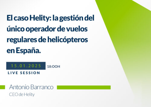 Nuevo webinar: El caso Helity y la gestión del único operador de vuelos regulares de helicópteros en España